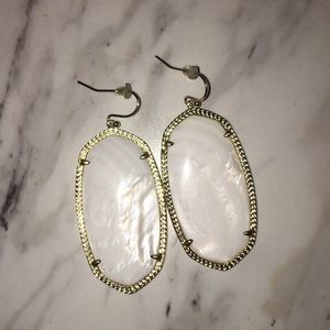 Mother of pearl Danielle Kendra Scott earrings
